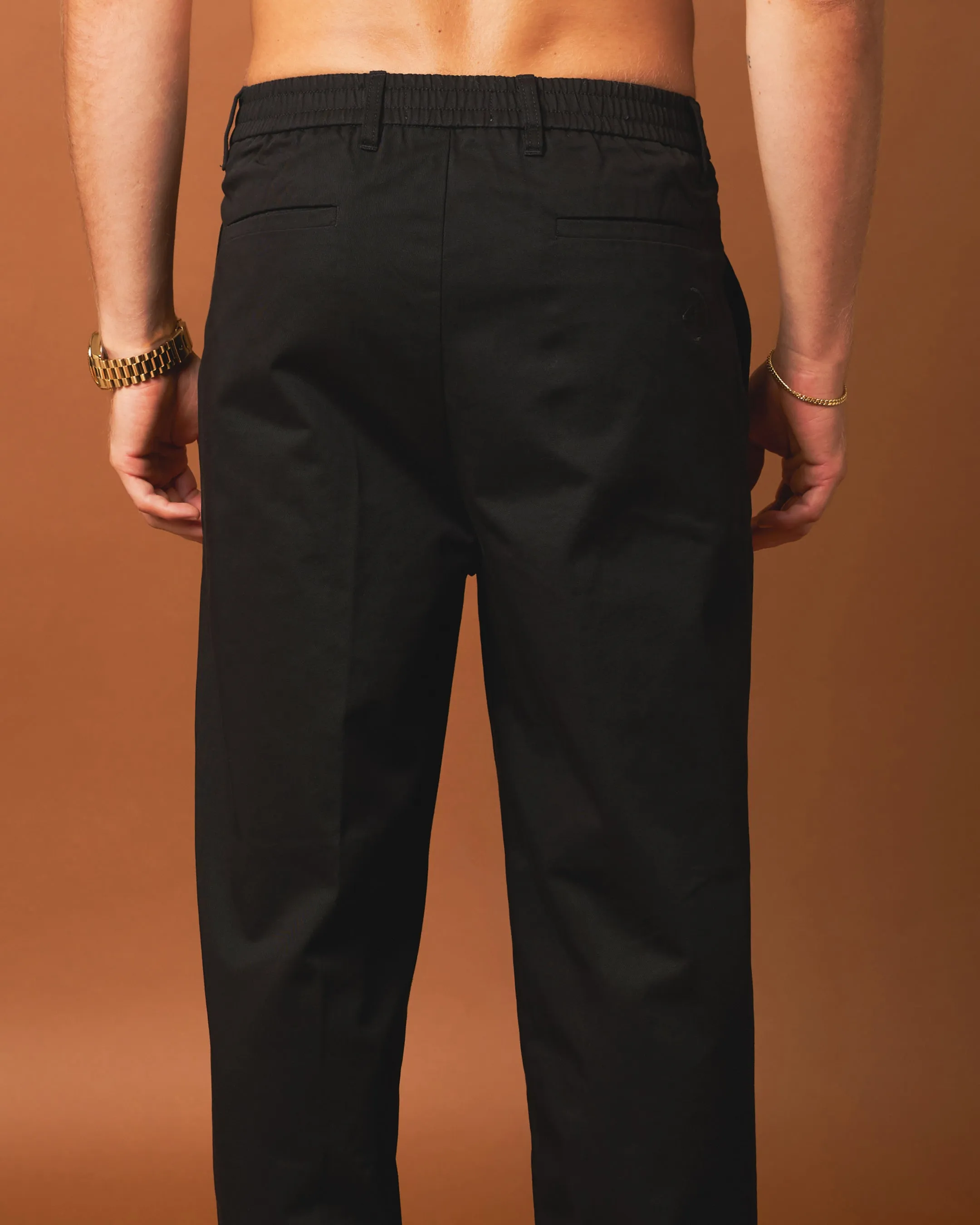 404 Studio High Waist Trousers Black