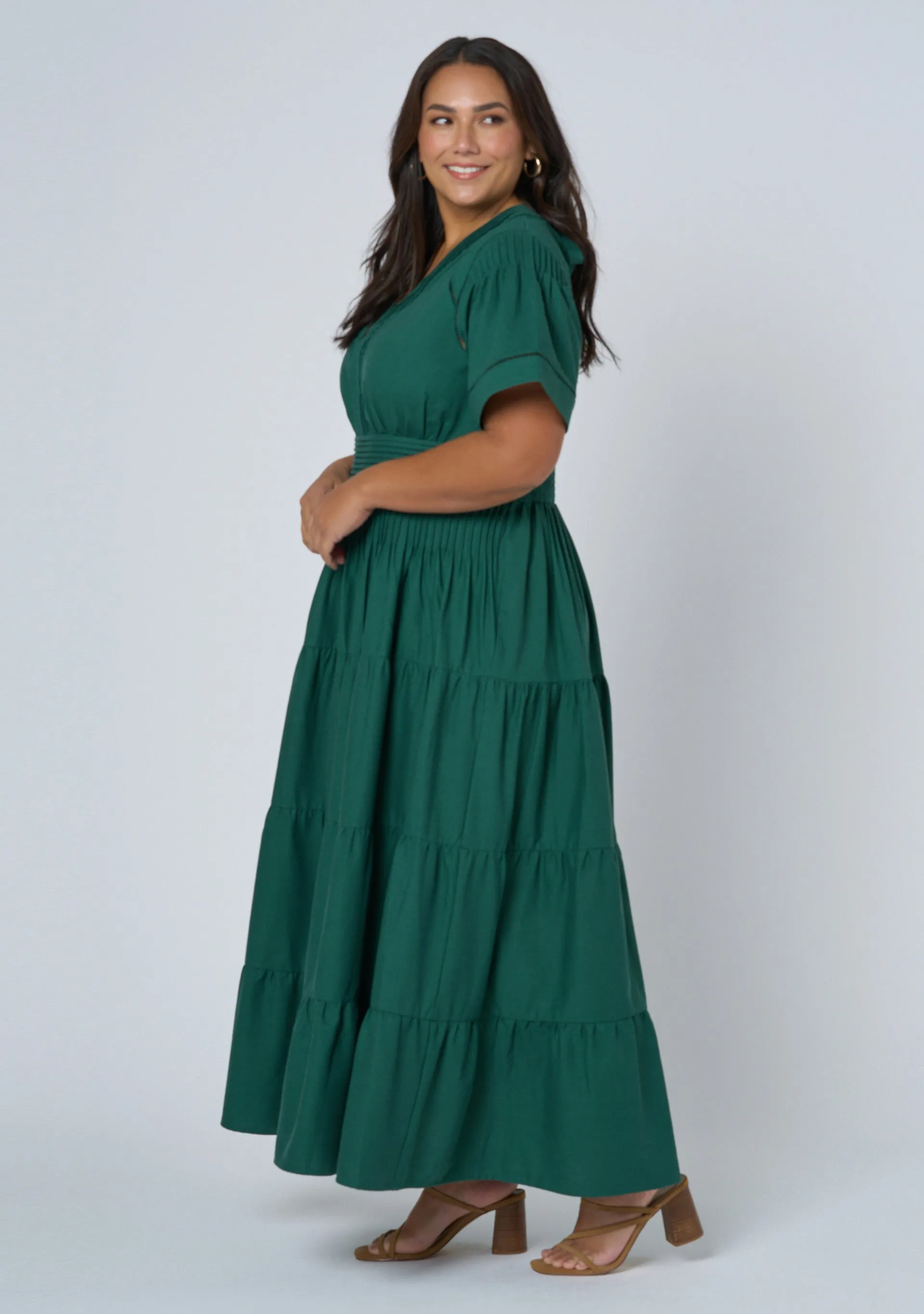 Abby Linen Maxi Dress