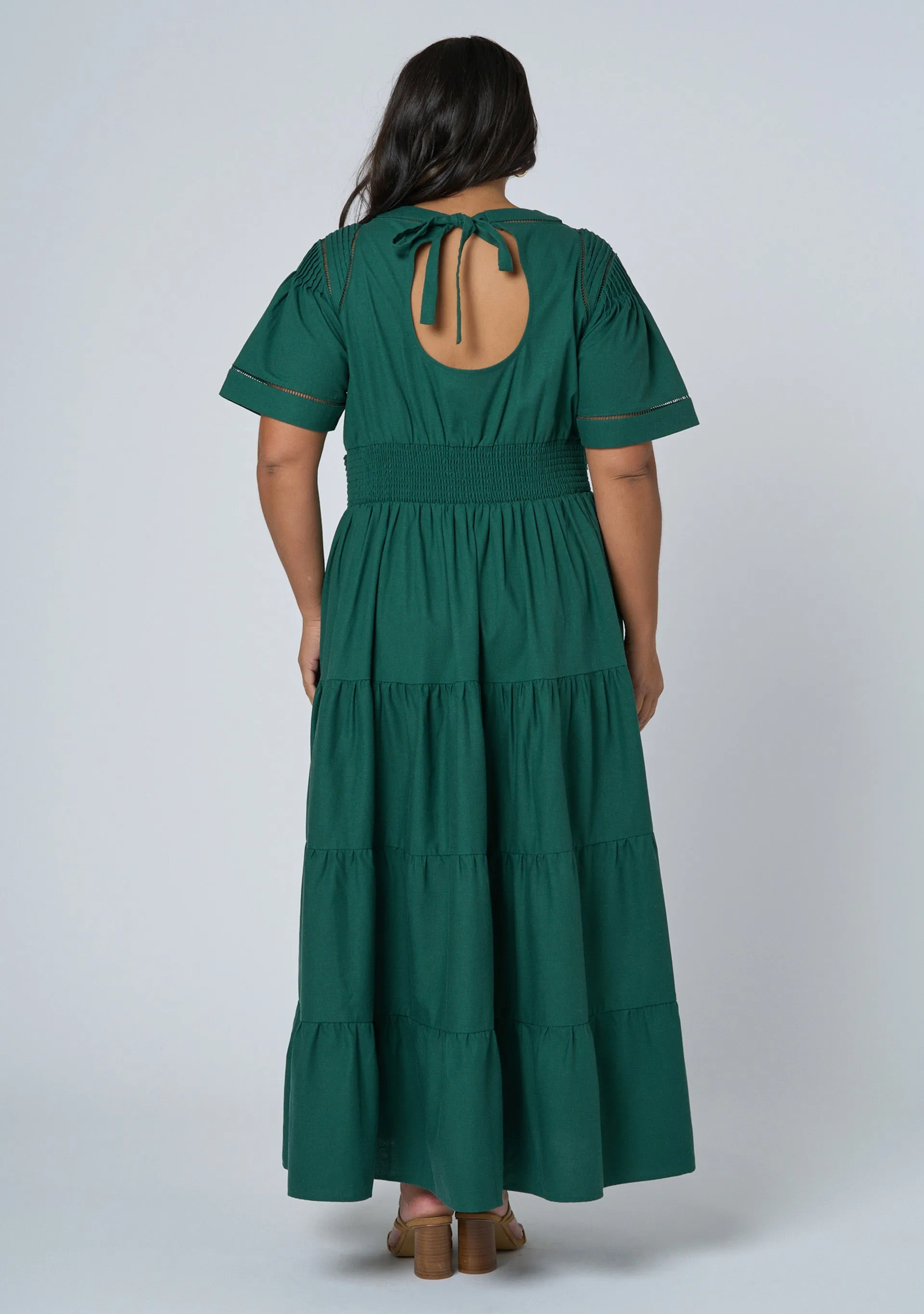 Abby Linen Maxi Dress