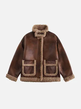 Aelfric Eden Patchwork Sherpa Jacket