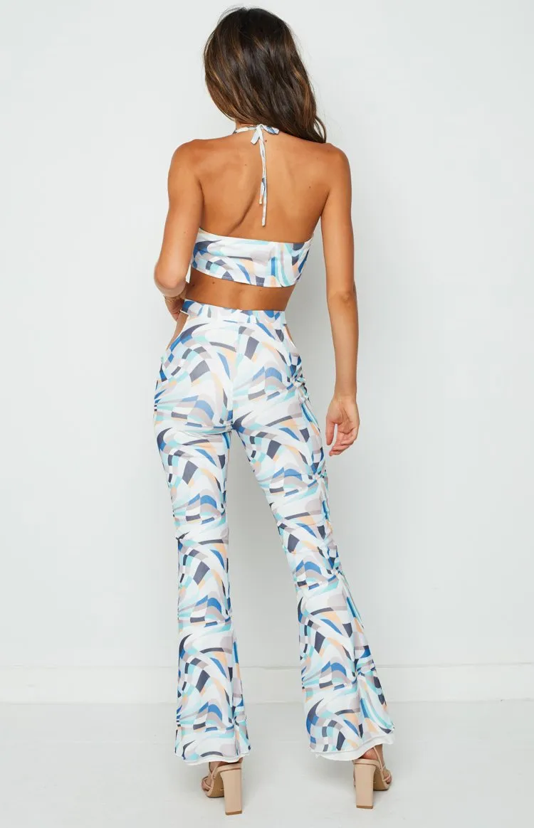 Alessia Multi Print Mesh Pants