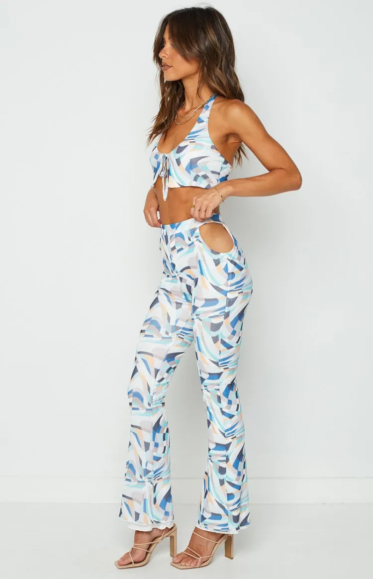 Alessia Multi Print Mesh Pants