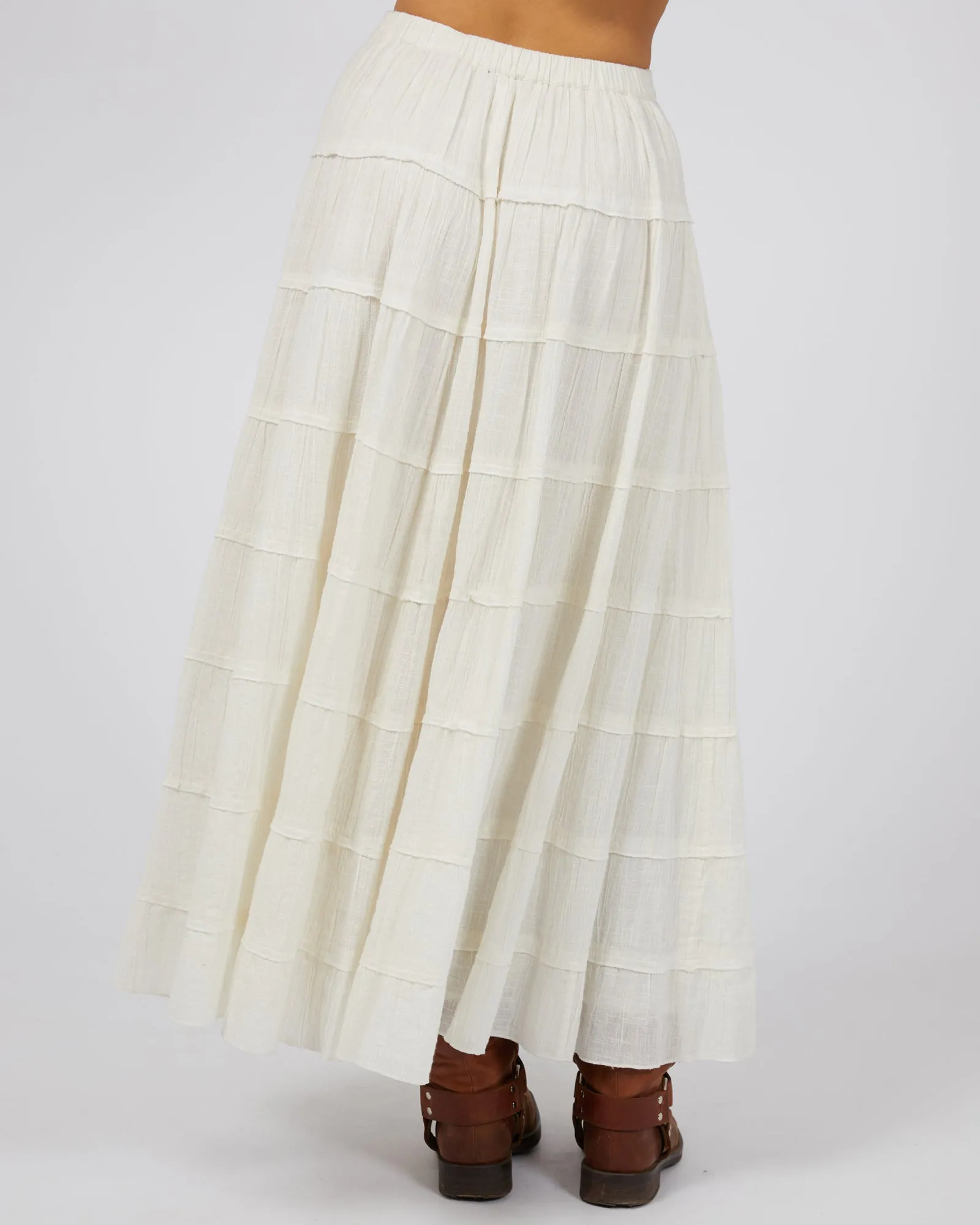 All About Eve Paloma Maxi Skirt Vintage White