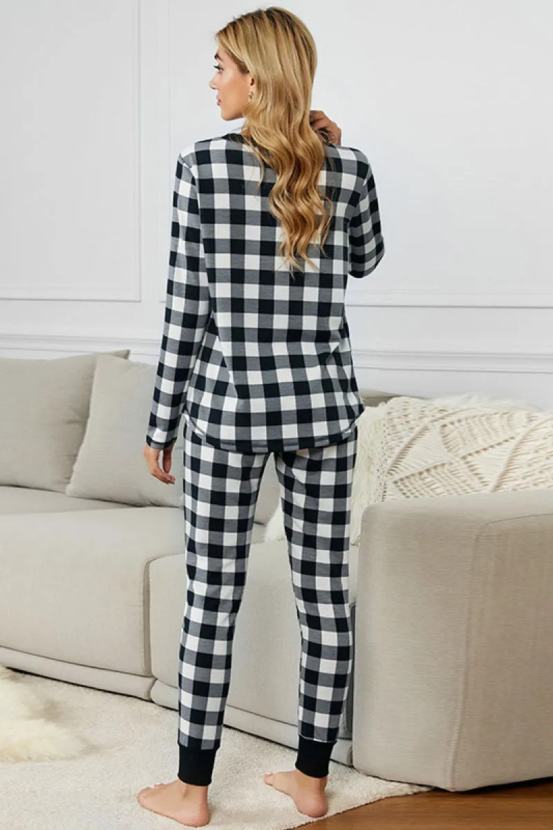 *App Exclusive* Buffalo Plaid Pajama Set