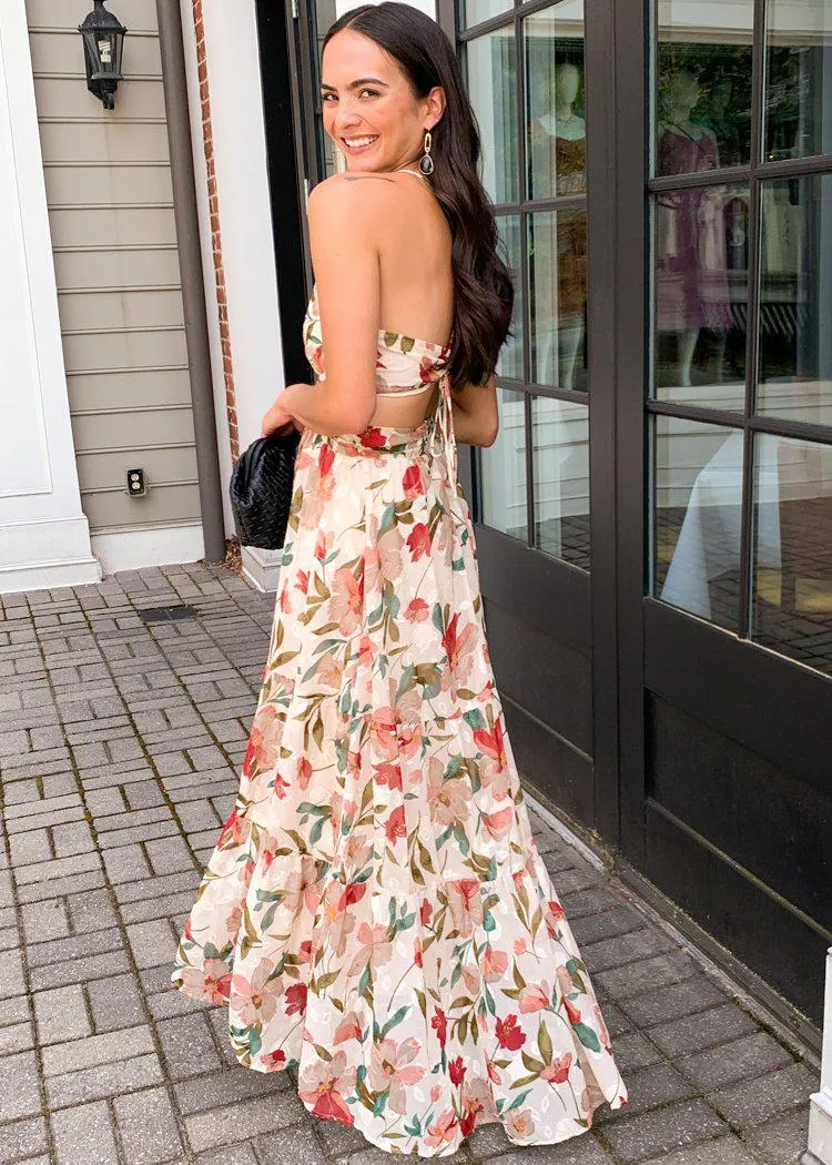 ASTR The Label Frolic Floral Maxi Dress