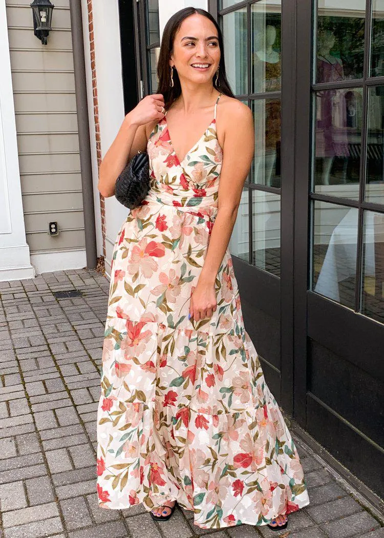 ASTR The Label Frolic Floral Maxi Dress