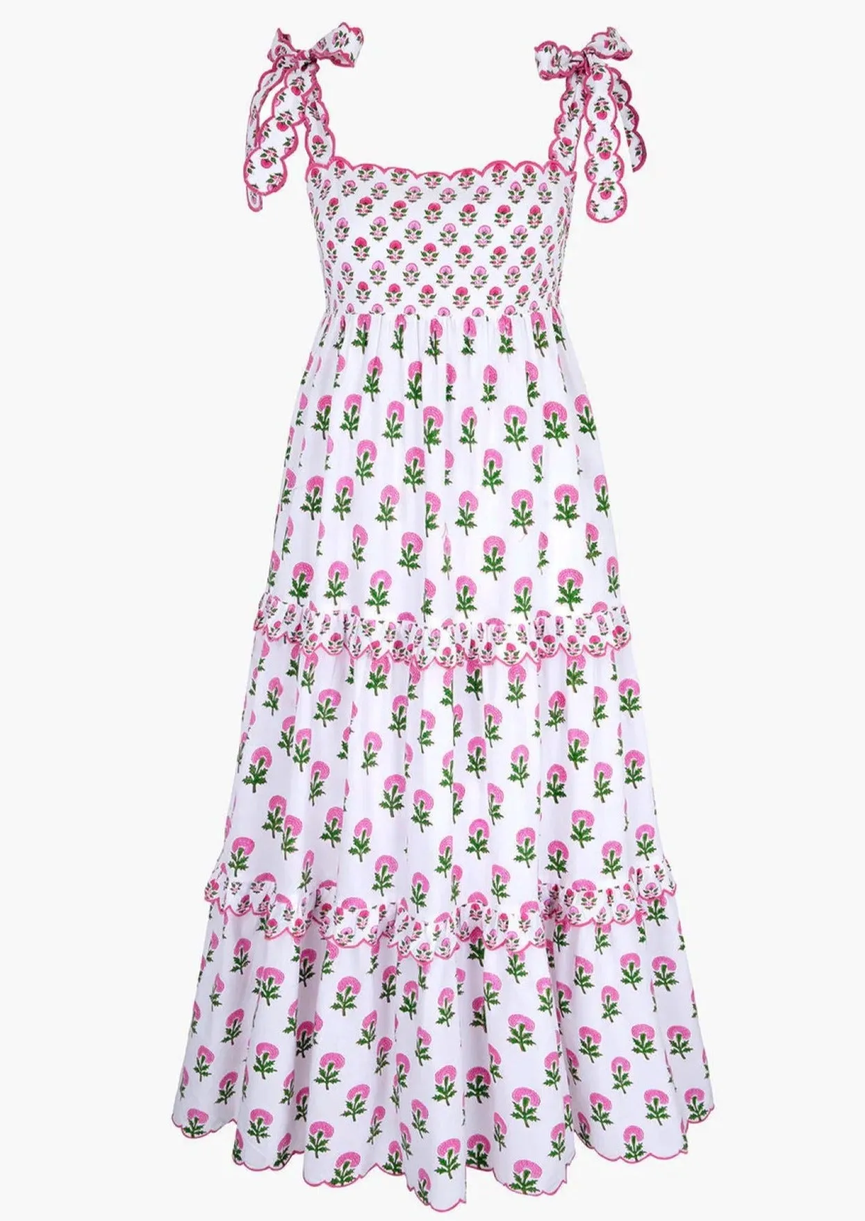 Athens Dress in Hollyhock Mix