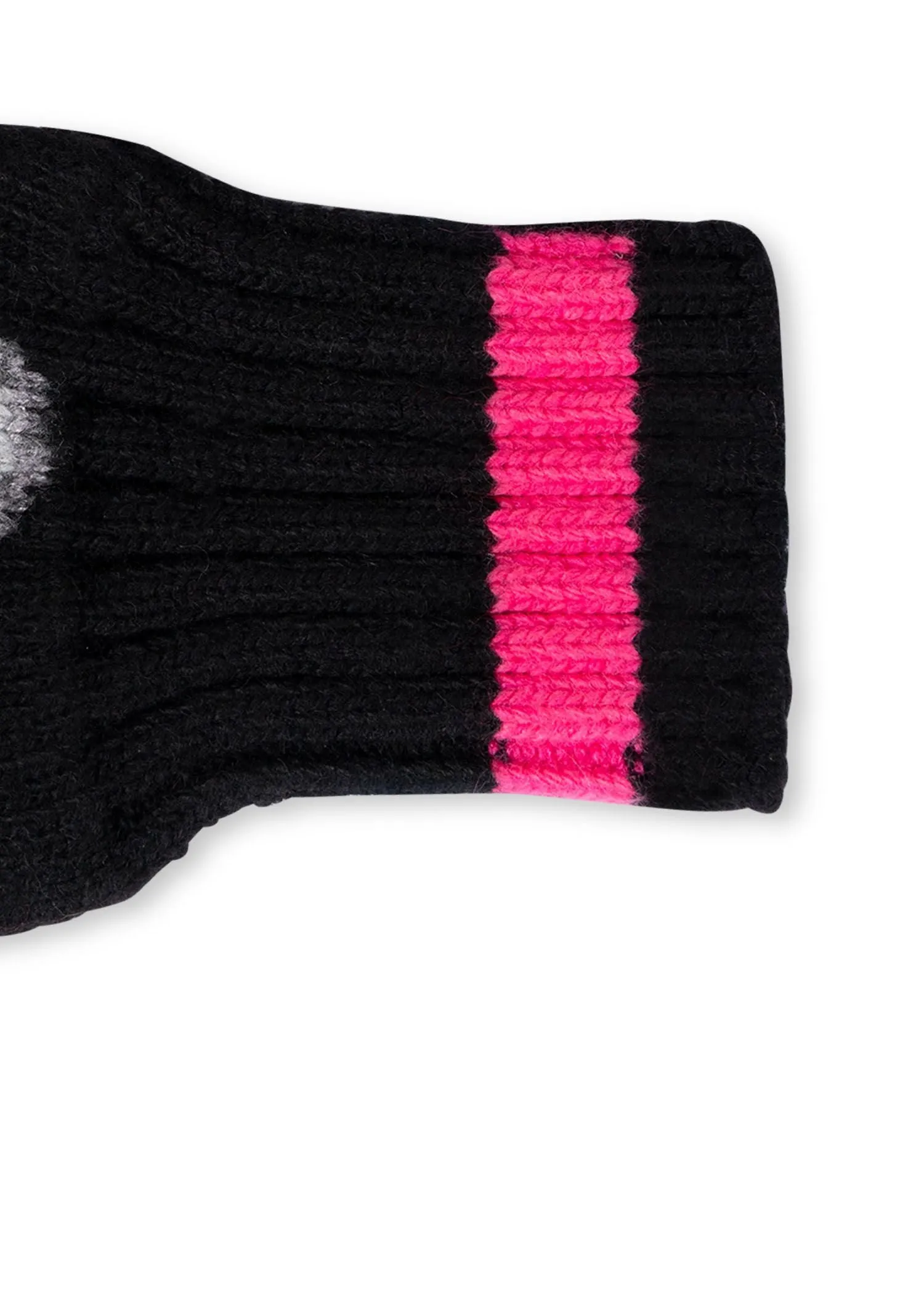 Babe Fingerless Glove Black - FINAL SALE