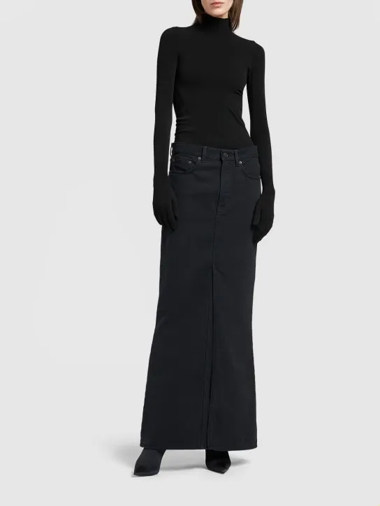 Balenciaga   Cotton maxi skirt 