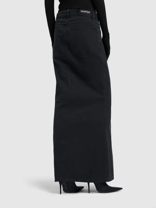 Balenciaga   Cotton maxi skirt 