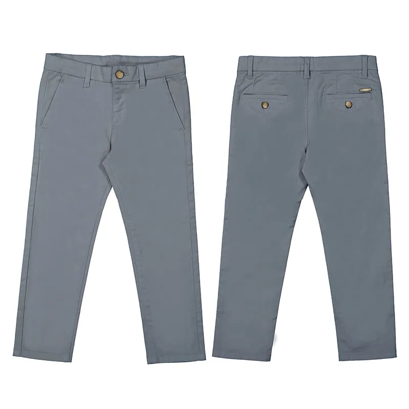 Basic Cloudy Grey Chino Pant