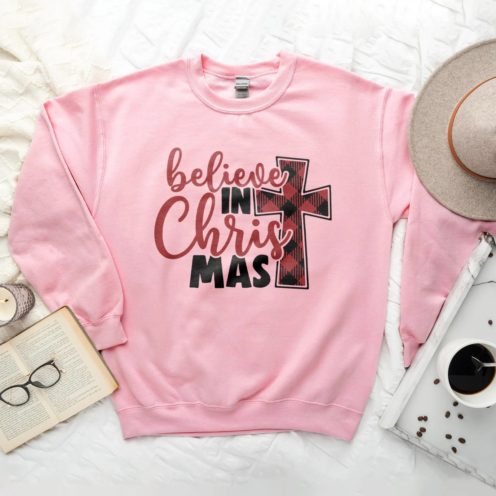 Believe in Christ Mas Sweatshirt