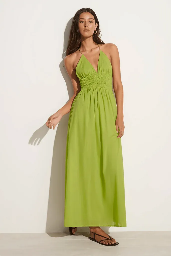 Bisetta Maxi Dress - Kiwifruit