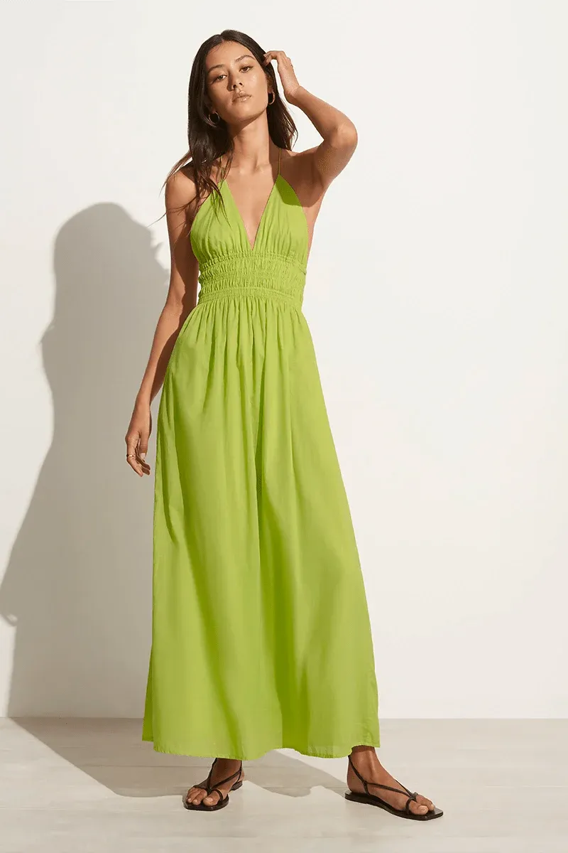 Bisetta Maxi Dress - Kiwifruit