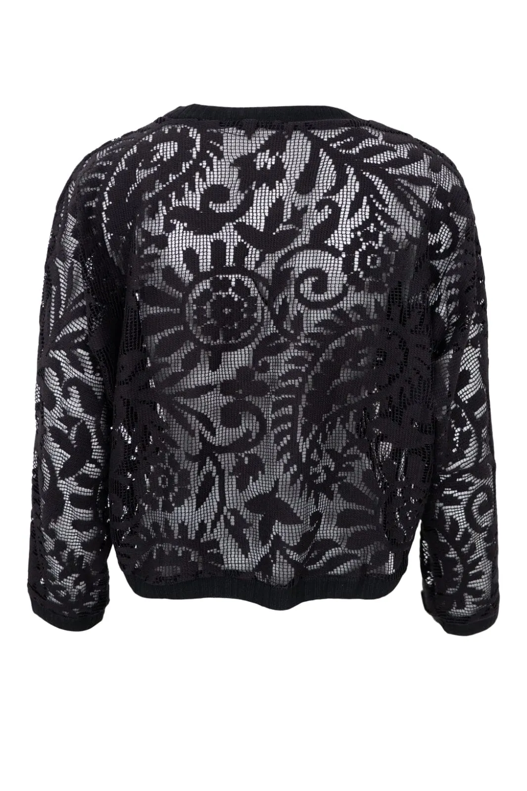 Black Colour - Bcesther Lace Sweatshirt - Black