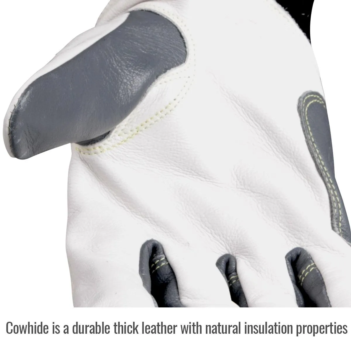 Black Stallion ARC-Rated Cowhide & FR Cotton Utility Glove - A61