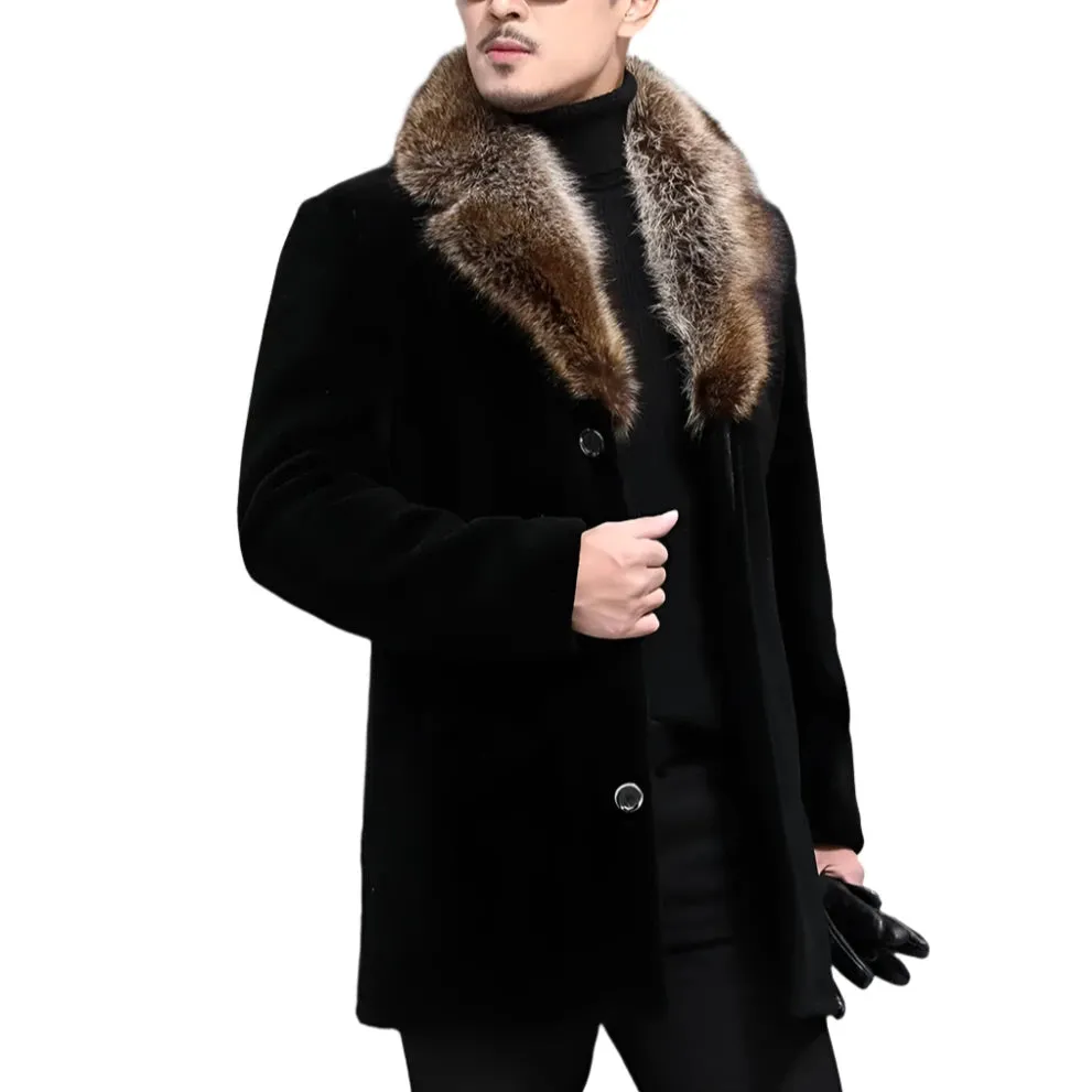 Brown Fur Lined Coat