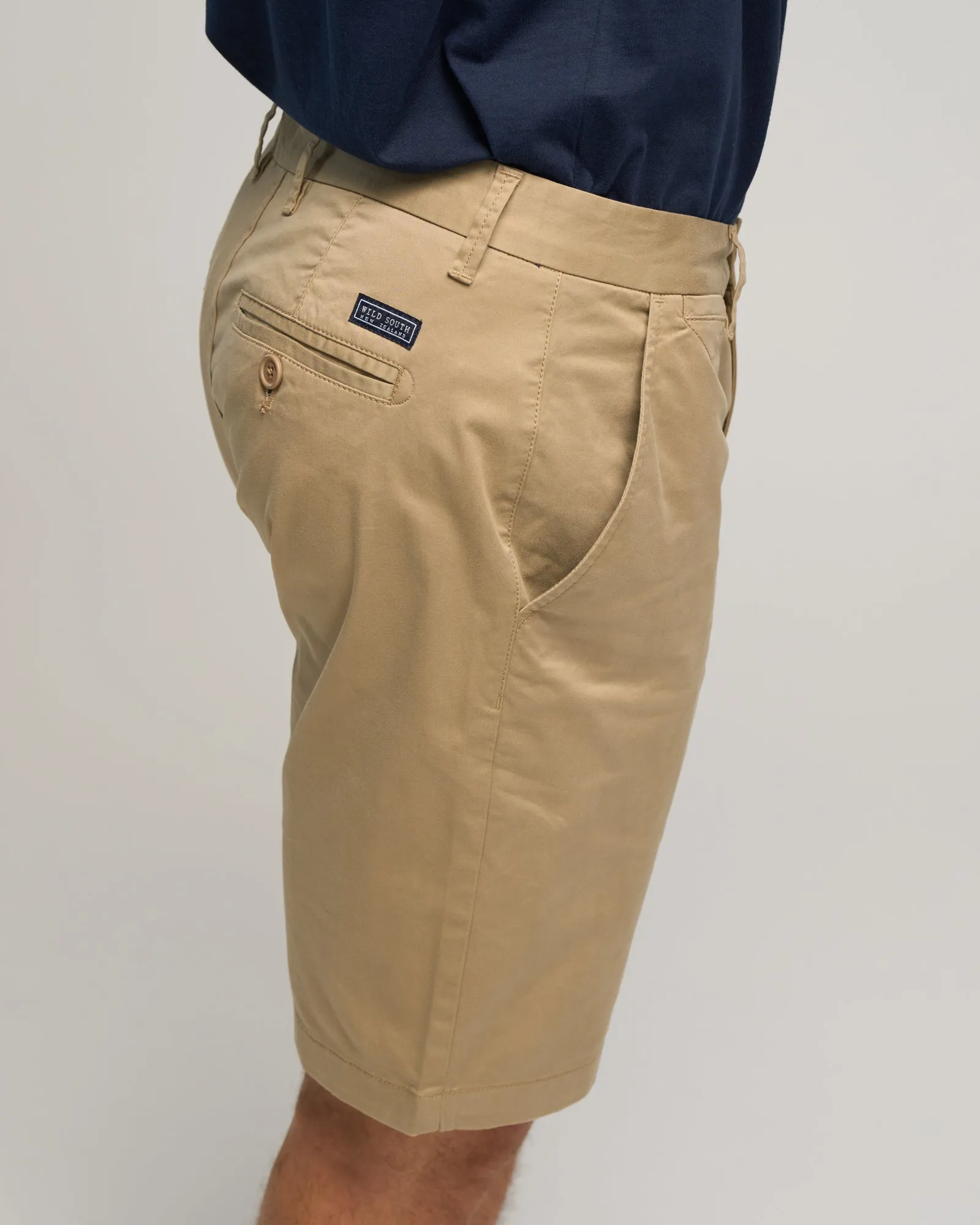 COTTON STRETCH CHINO SHORT