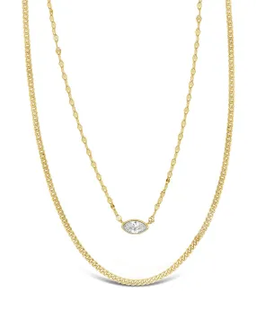 CZ Dainty Layered Necklace