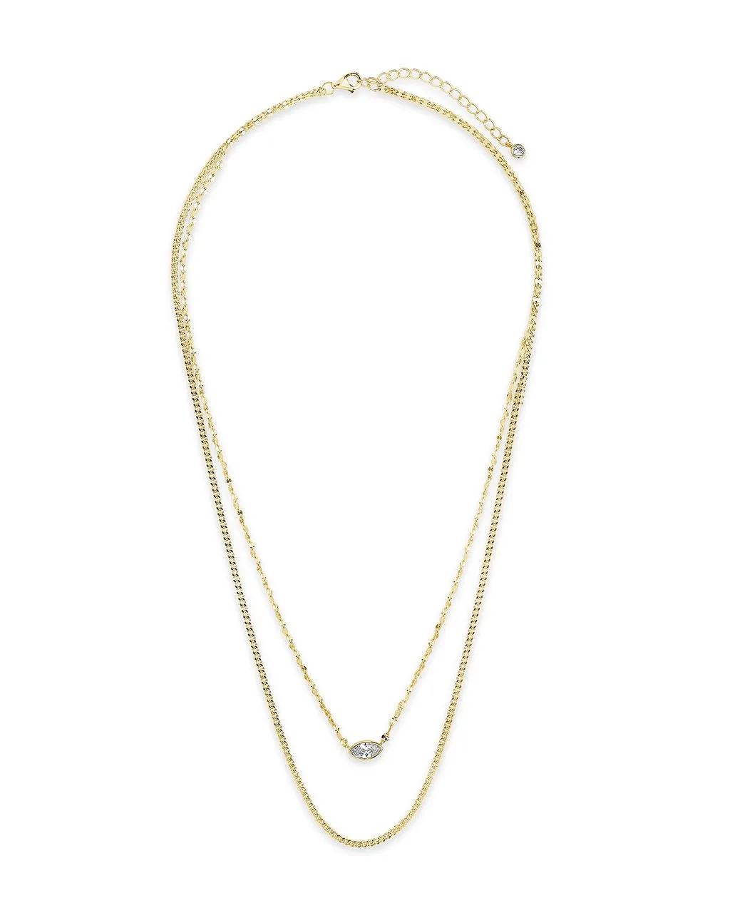 CZ Dainty Layered Necklace