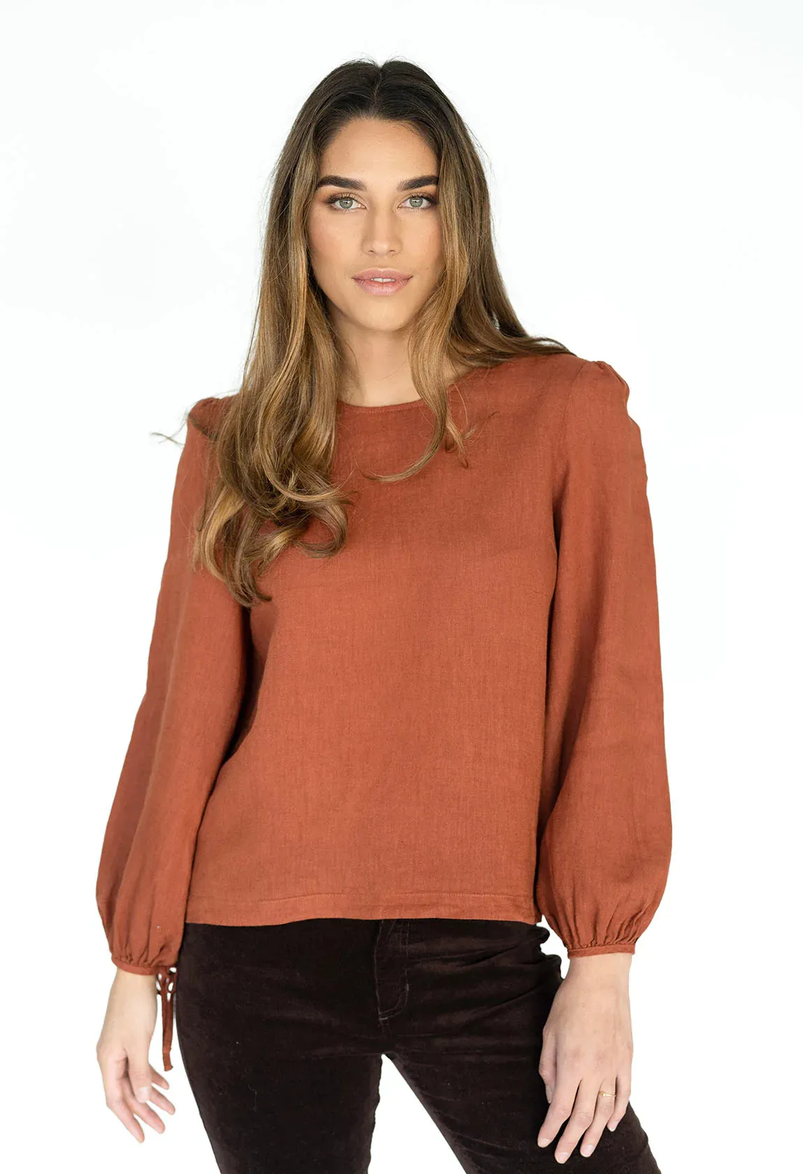 Demi Blouse / Rust