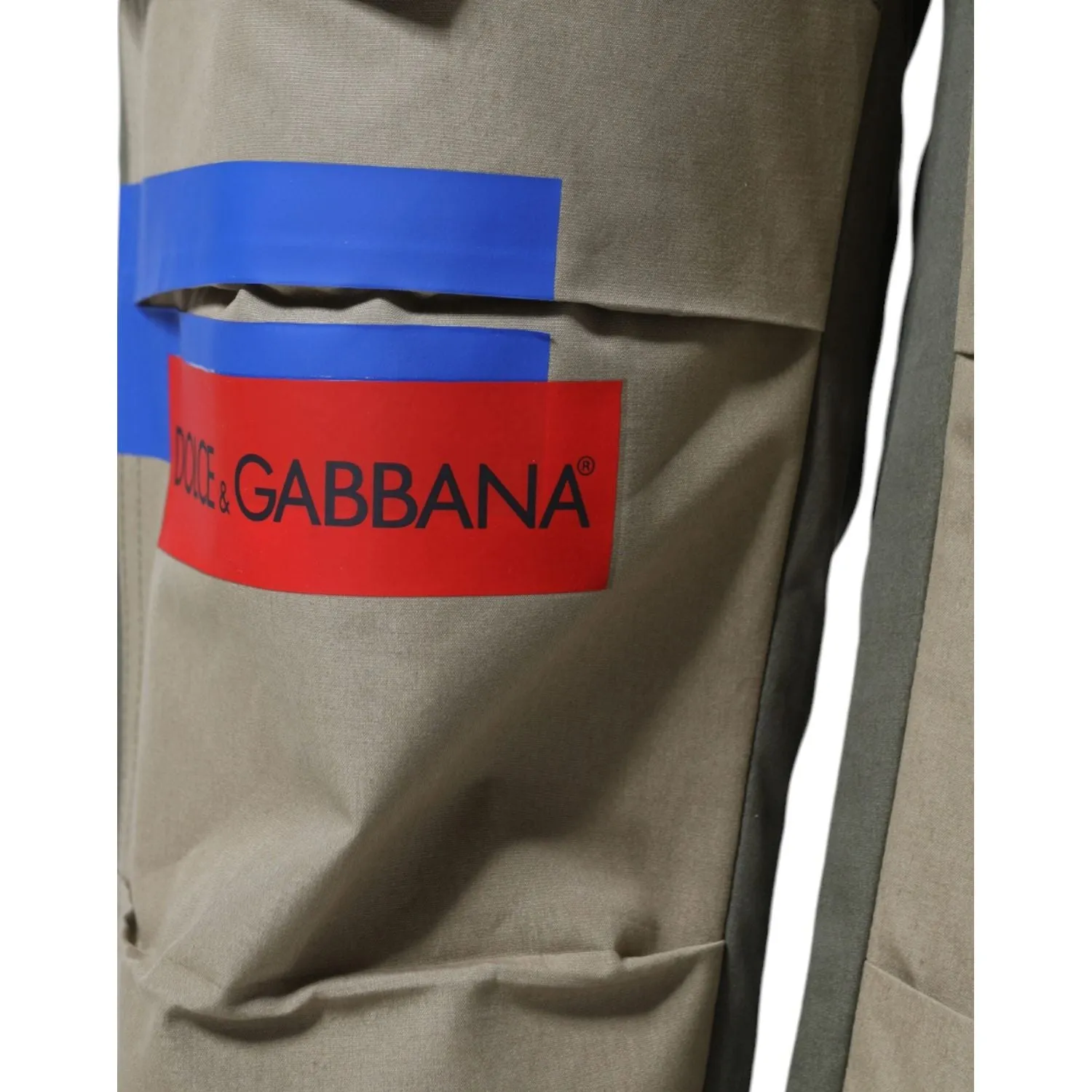 Dolce & Gabbana Green Military Cotton Cargo Pants