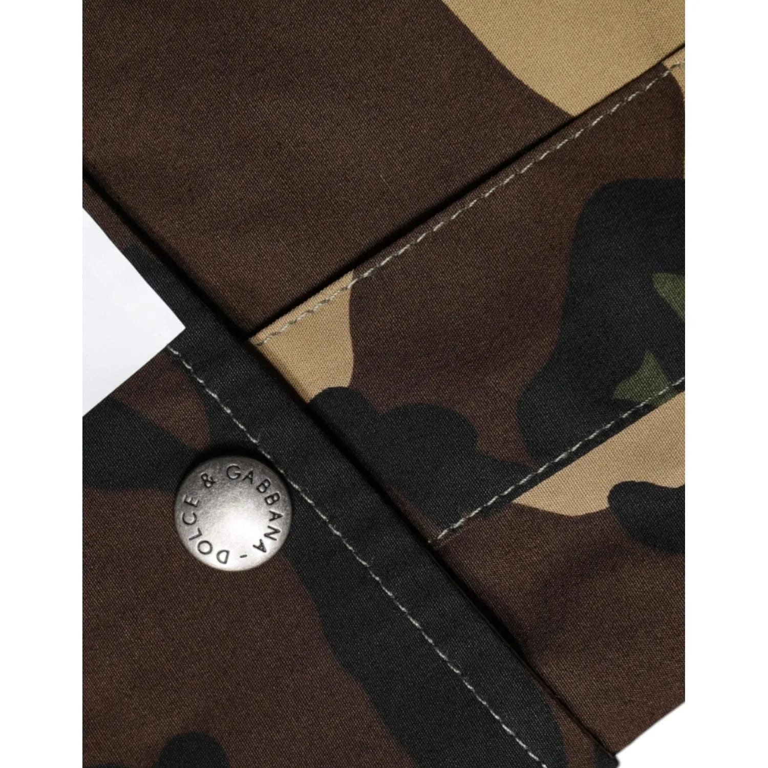 Dolce & Gabbana Green Military Cotton Cargo Pants