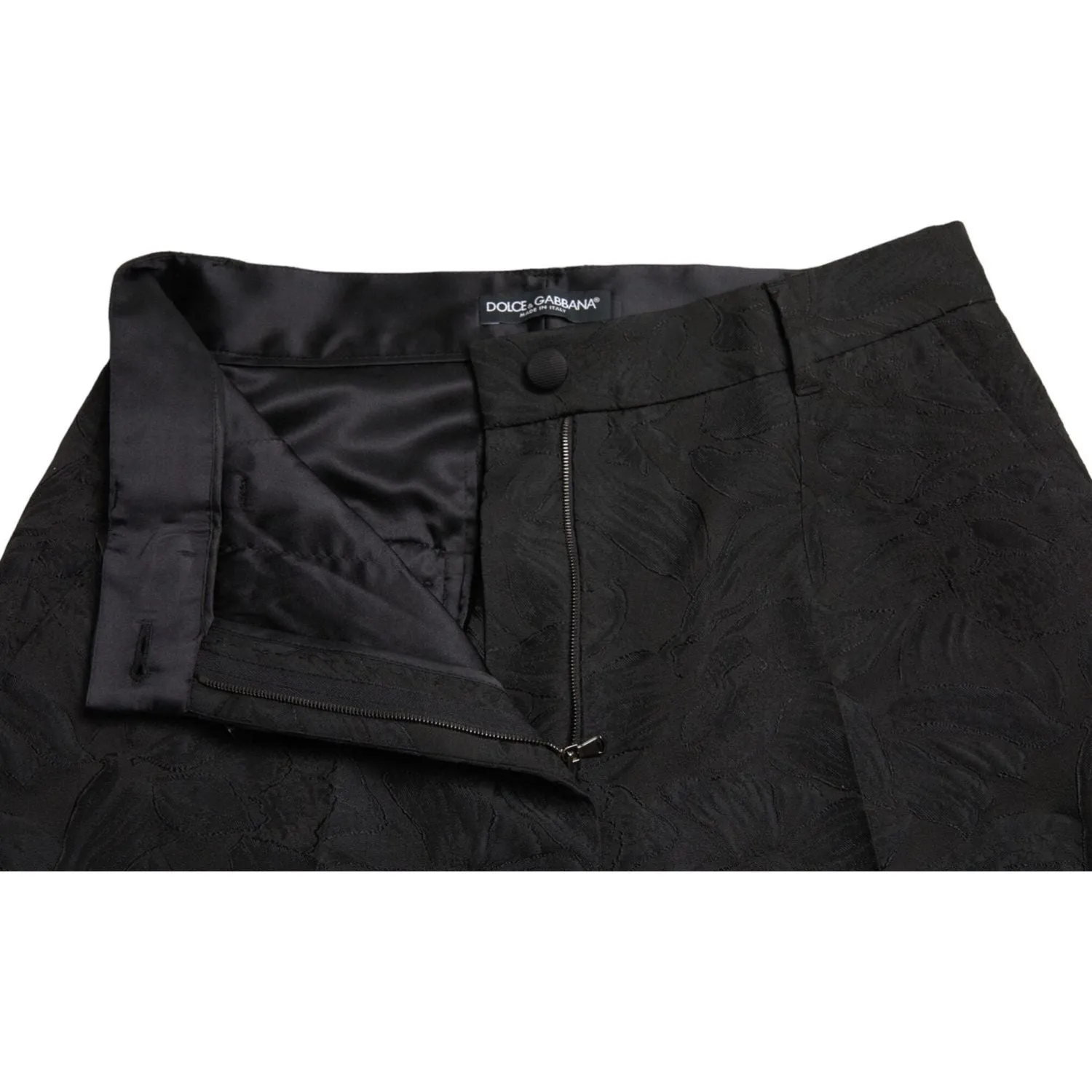 Dolce & Gabbana High Waist Tapered Elegance Pants