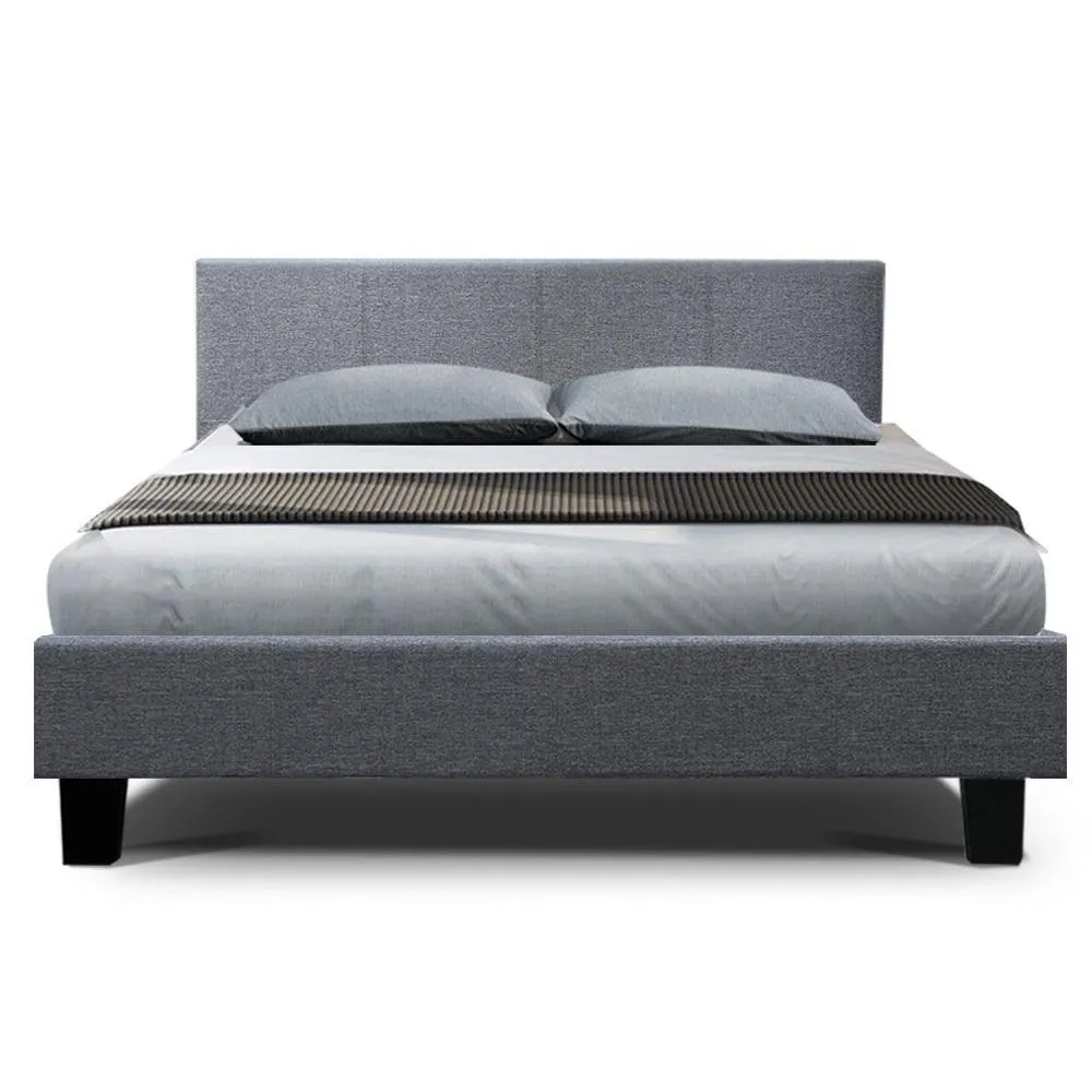 Double Package | Coogee Bed Grey & Normay Series Pillow Top Mattress (Medium Firm)