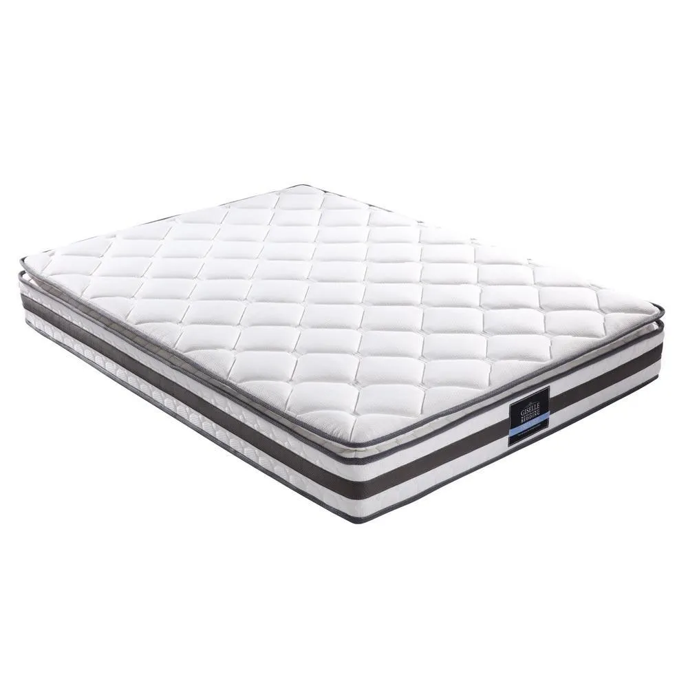 Double Package | Coogee Bed Grey & Normay Series Pillow Top Mattress (Medium Firm)