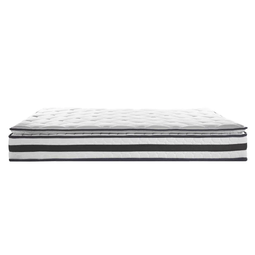 Double Package | Coogee Bed Grey & Normay Series Pillow Top Mattress (Medium Firm)