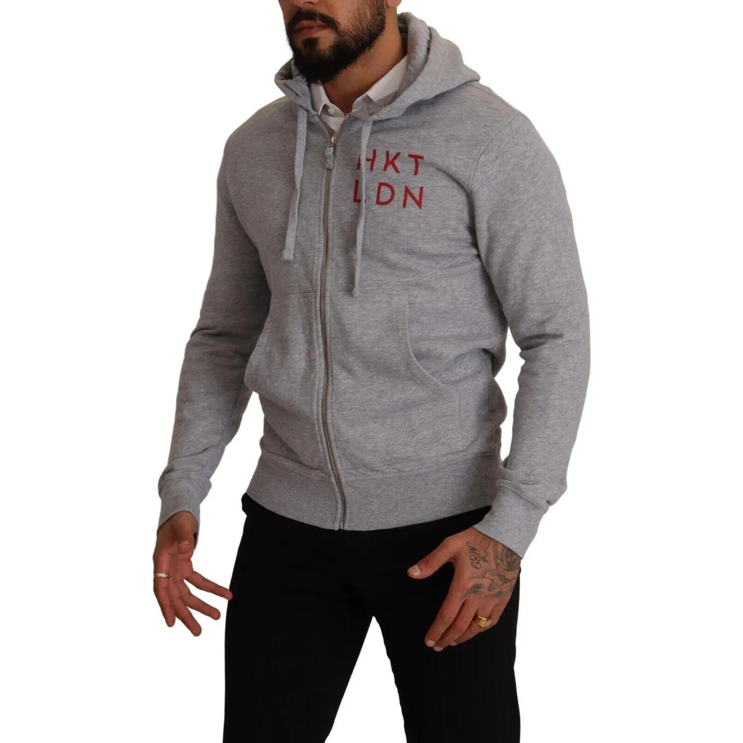 Elegant Hackett Full Zip Hooded Sweater