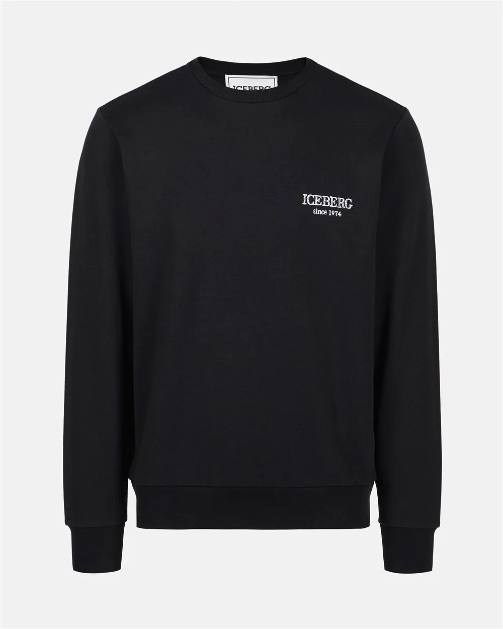 Embroidered Logo Sweat Shirt (Black) - I23E01163009000