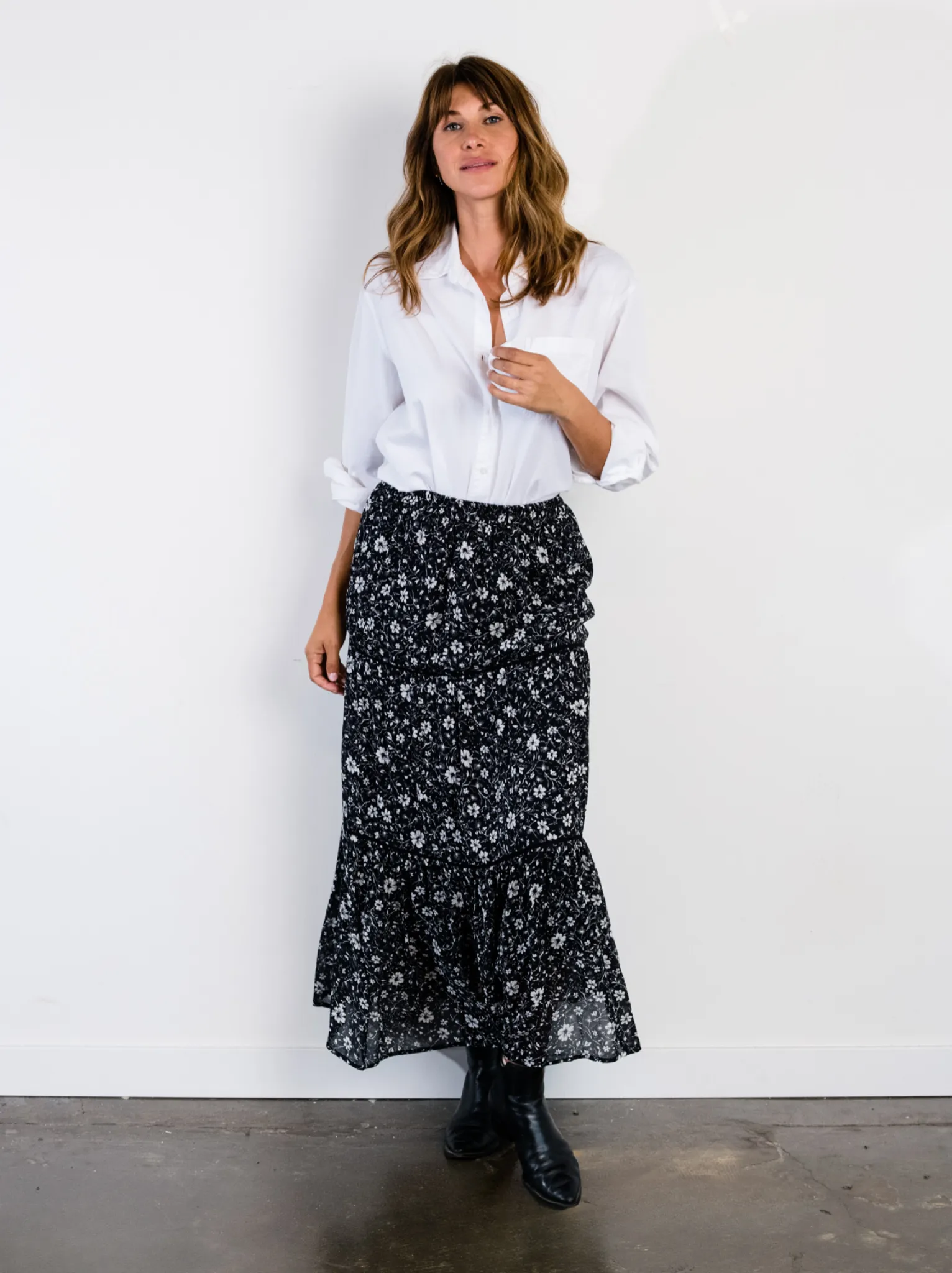 Erin Tiered Maxi Skirt