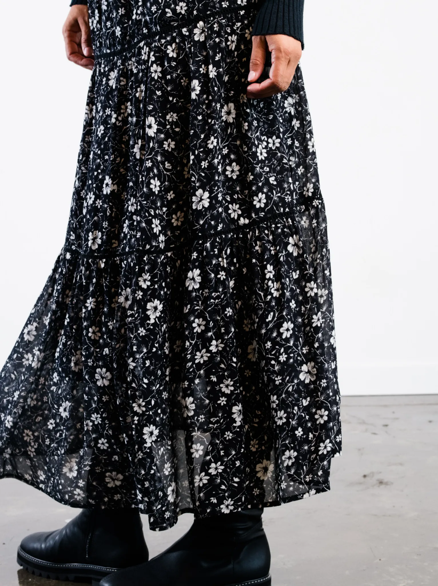 Erin Tiered Maxi Skirt