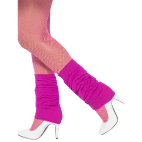 Fluro Pink Legwarmers