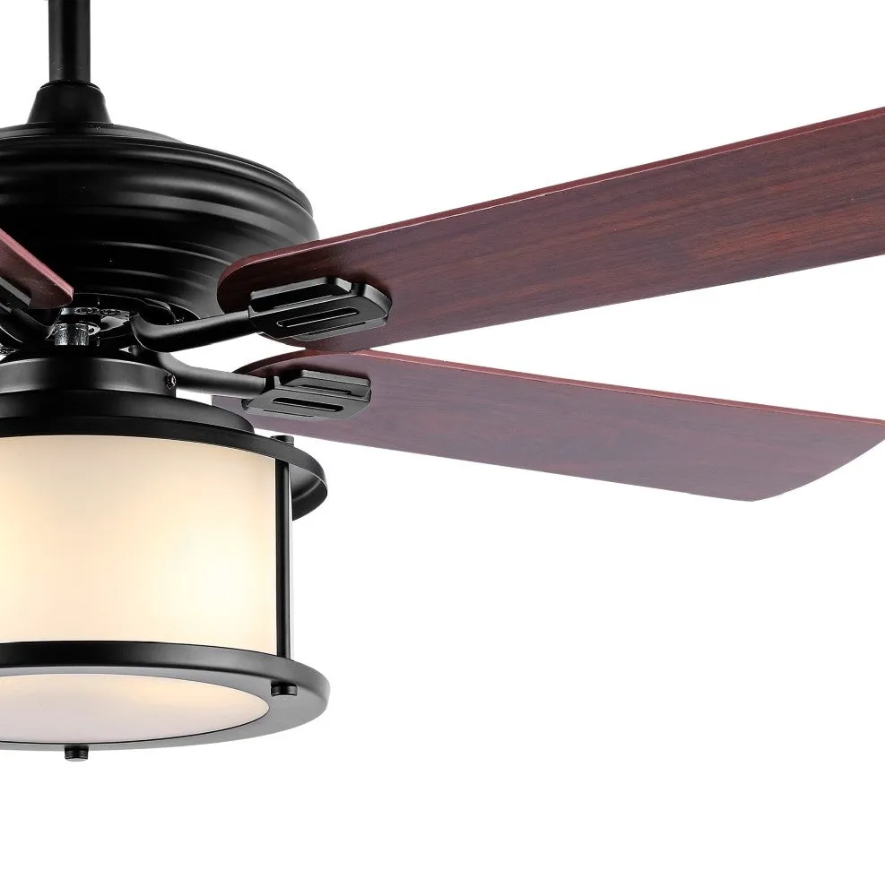 Holly 52" Bohemian Farmhouse Iron LED CEILING FAN