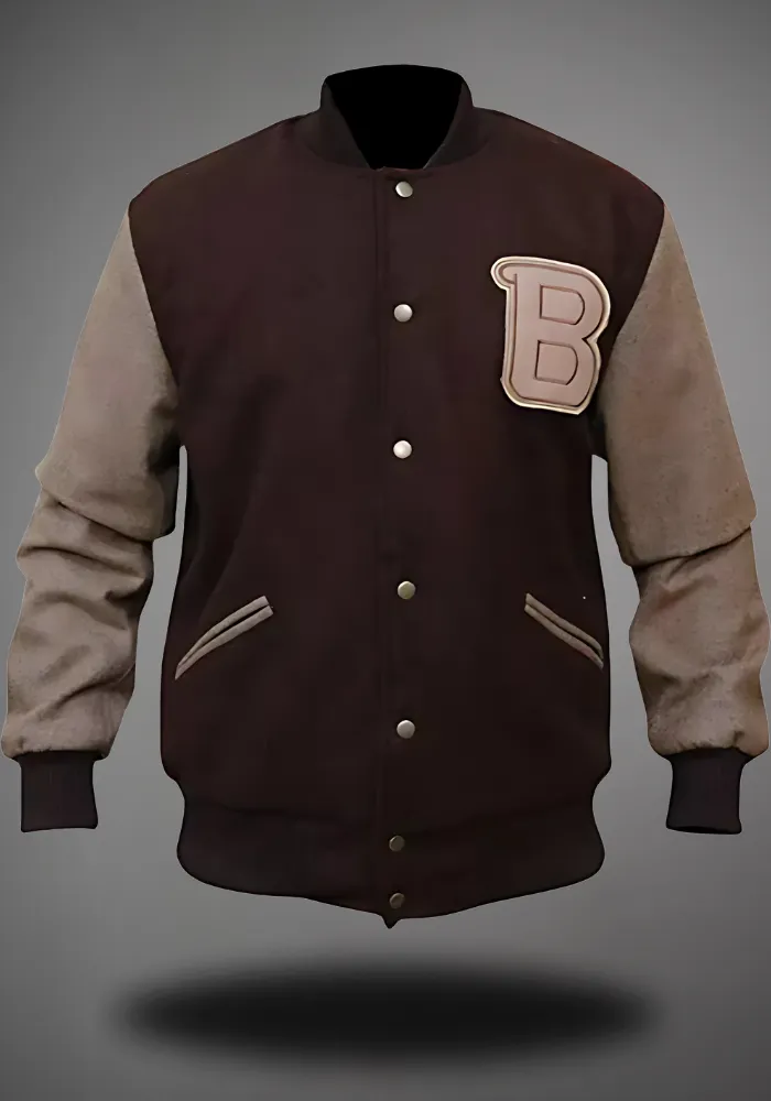 Hotline Miami Flight Brown Varsity Jacket