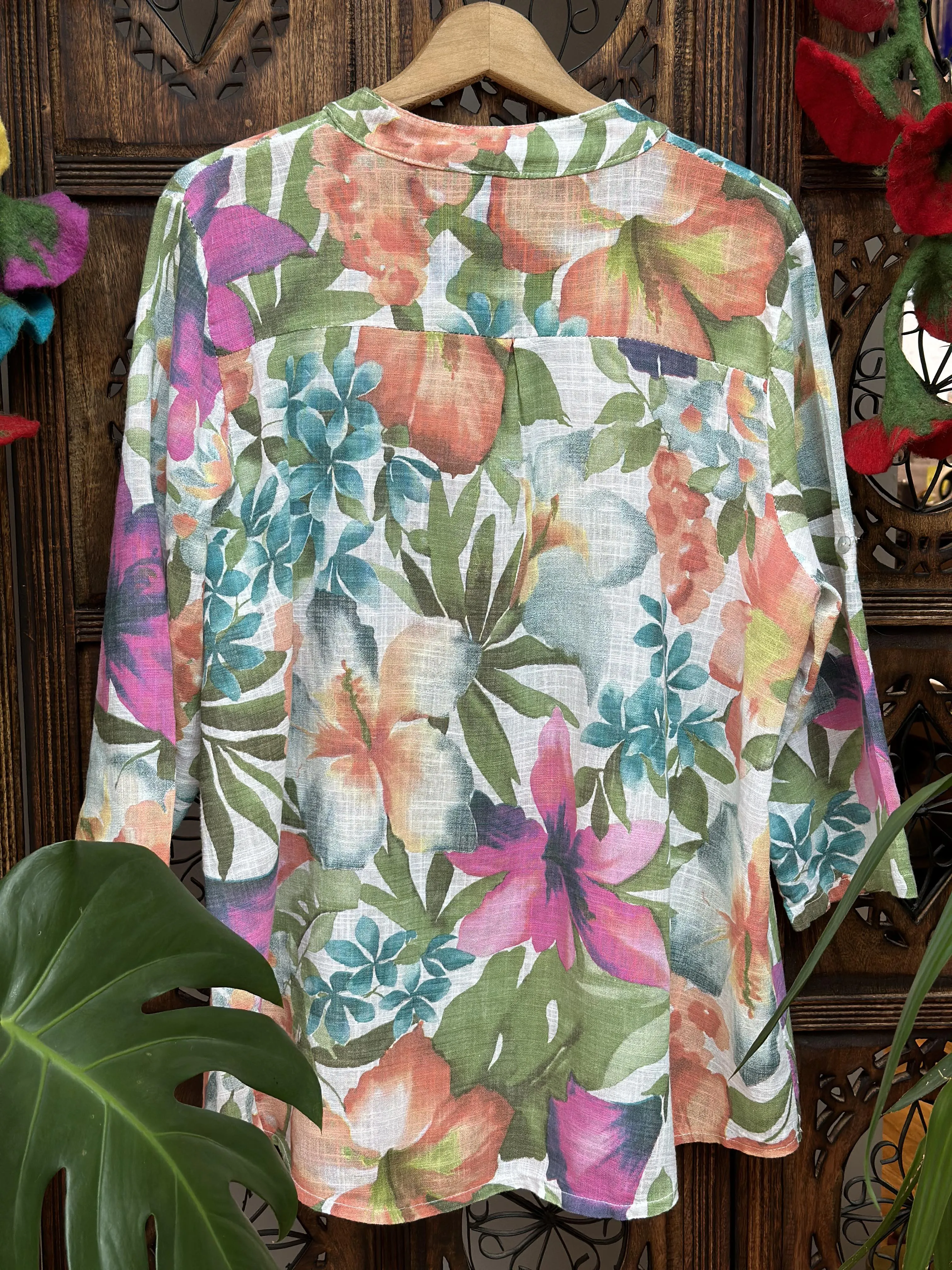 INTO THE TROPICS COTTON SHIRT (S/M)