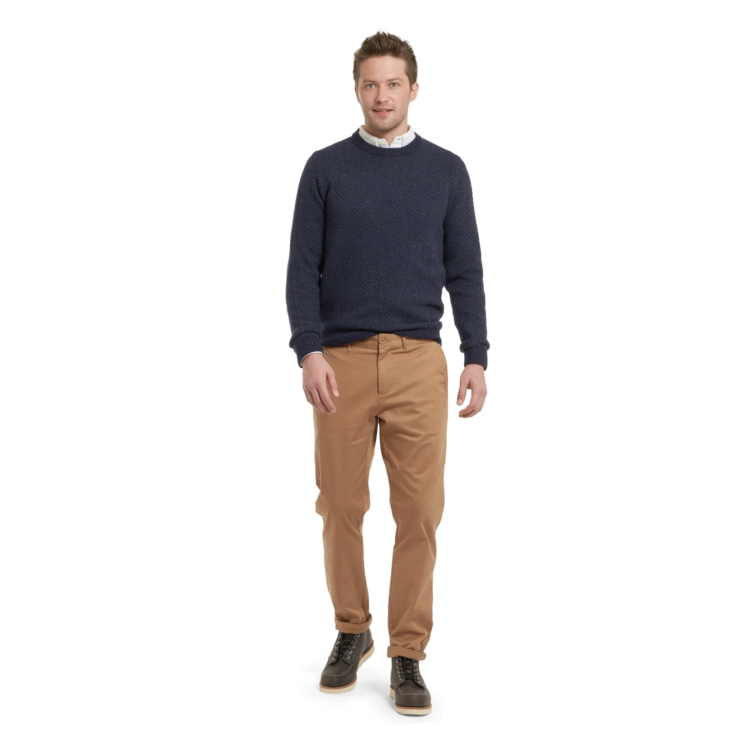 Jesse Stretch Chino Pants (Slim Fit) - British Tan