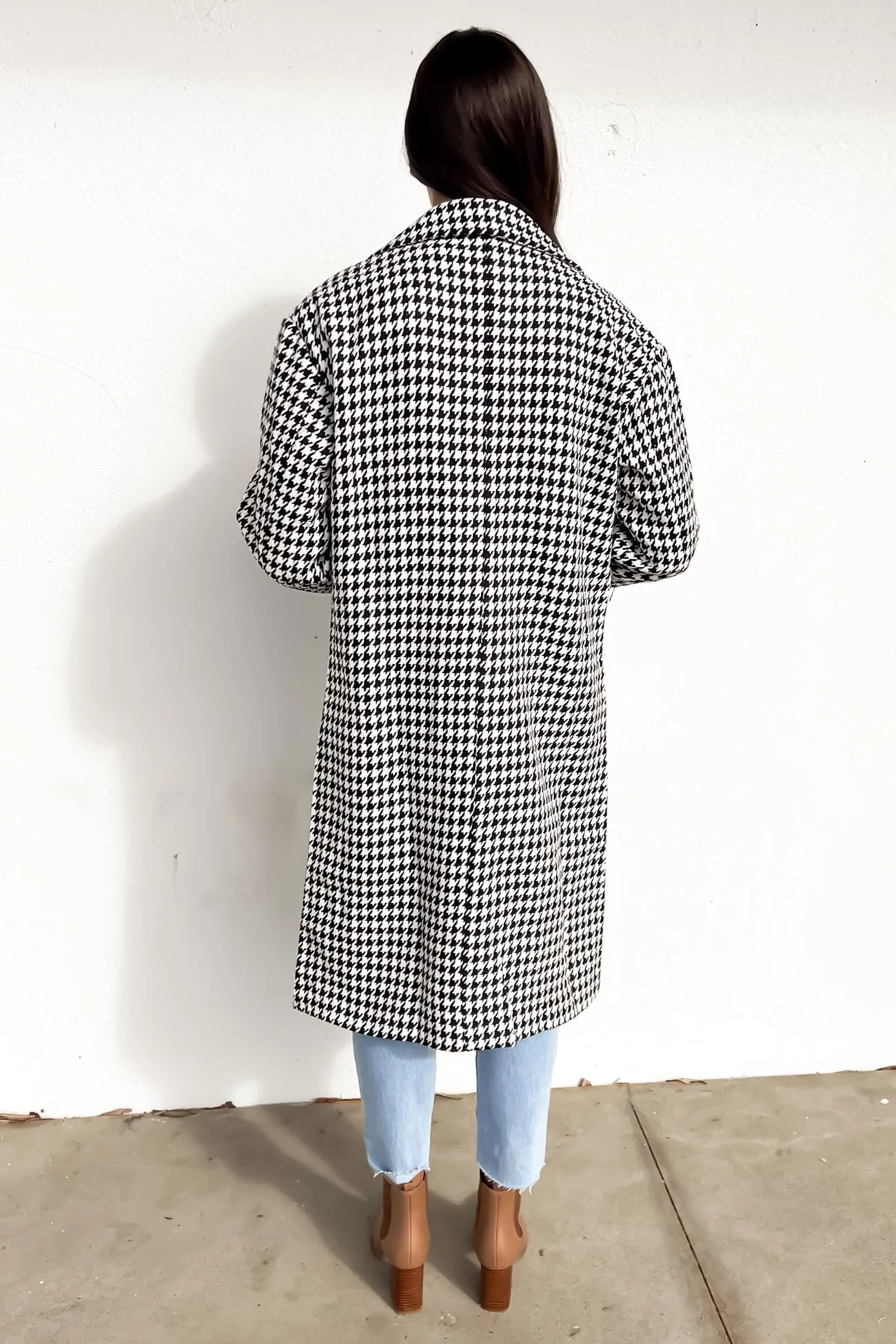 Kelly Coat Houndstooth