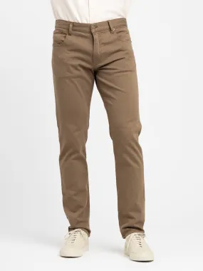 Khaki Straight Fit Chino Pants