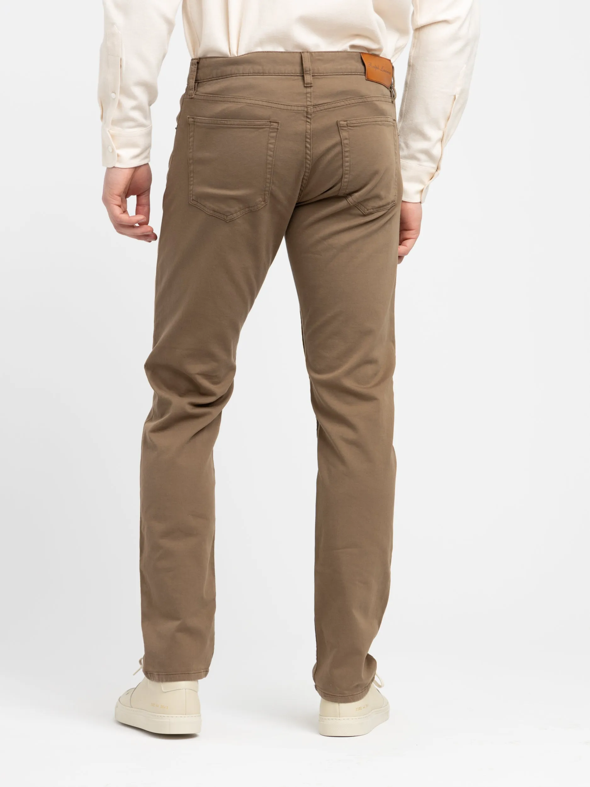 Khaki Straight Fit Chino Pants