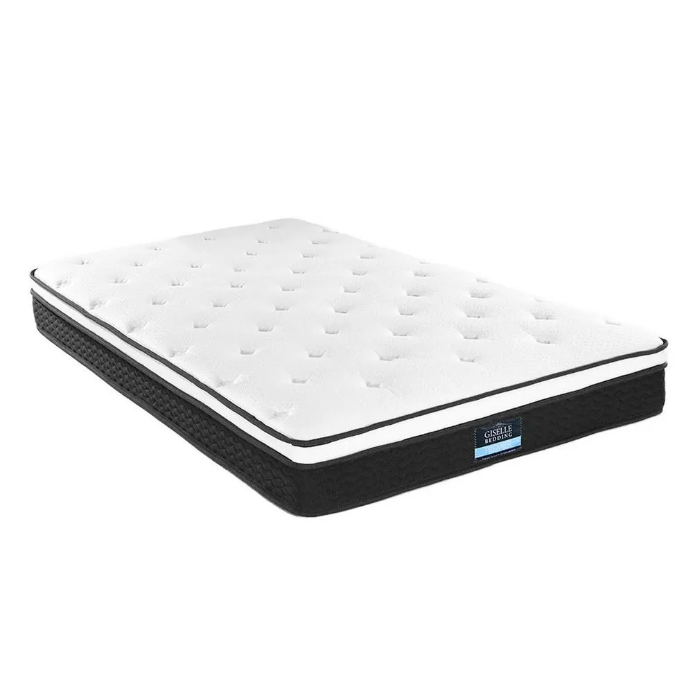 King Single Package | Coogee Bed White & Bonita Euro Top Mattress (Medium Firm)