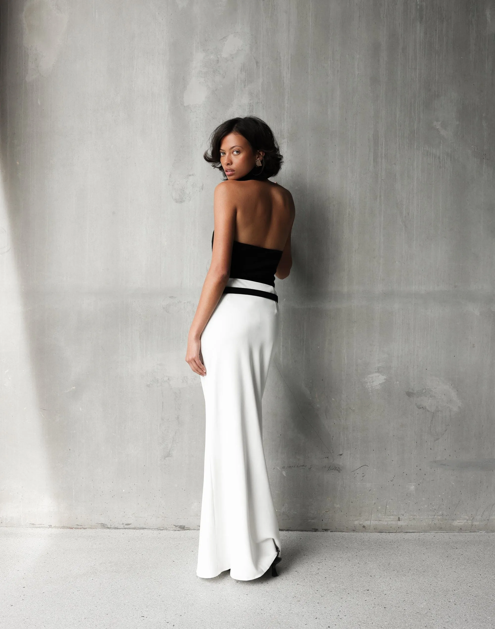 Lilou Maxi Skirt (White)