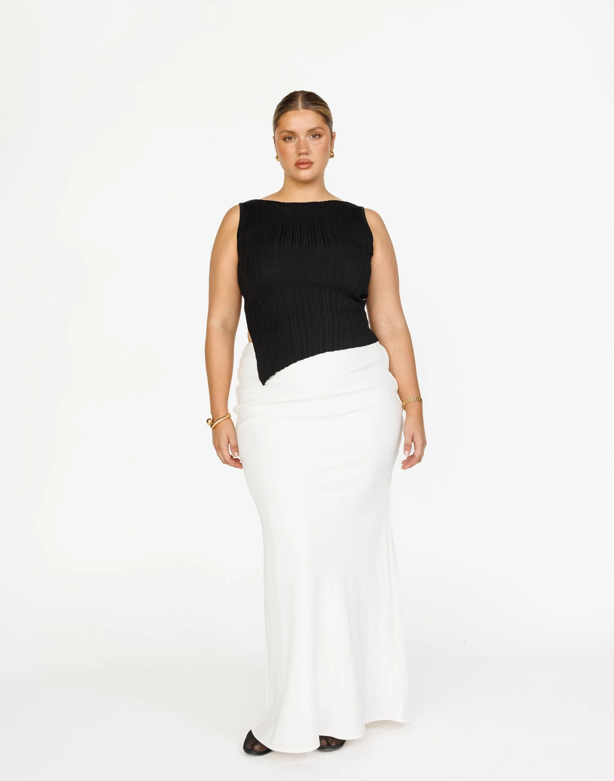 Lilou Maxi Skirt (White)