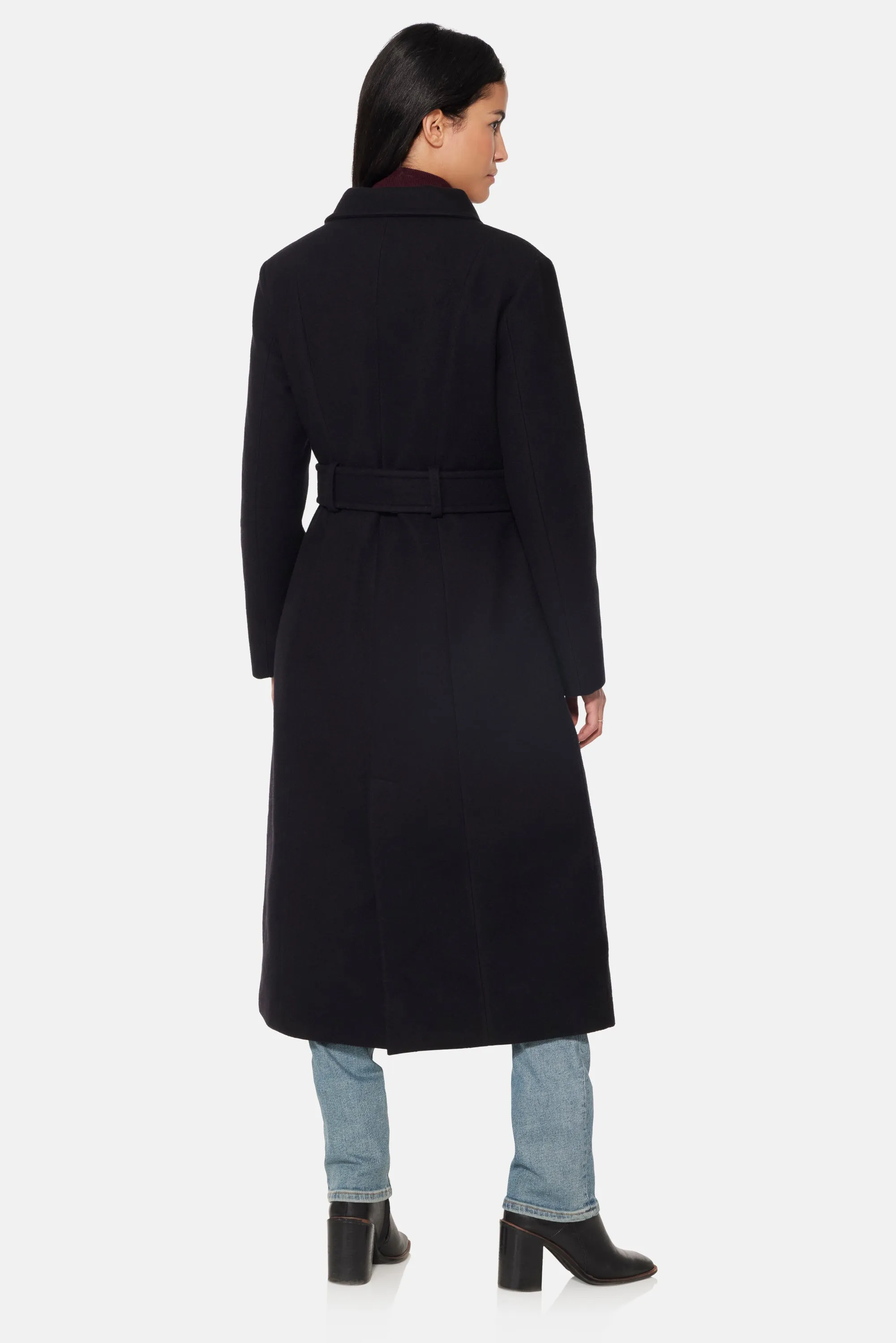 Long City Coat, Black