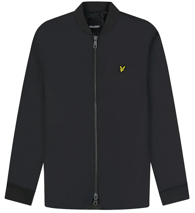 Lyle and Scott Mens Bomber Jacket Gunmetal