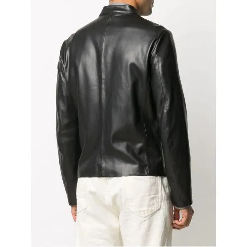 Men Biker Leather Jackets: Bomber