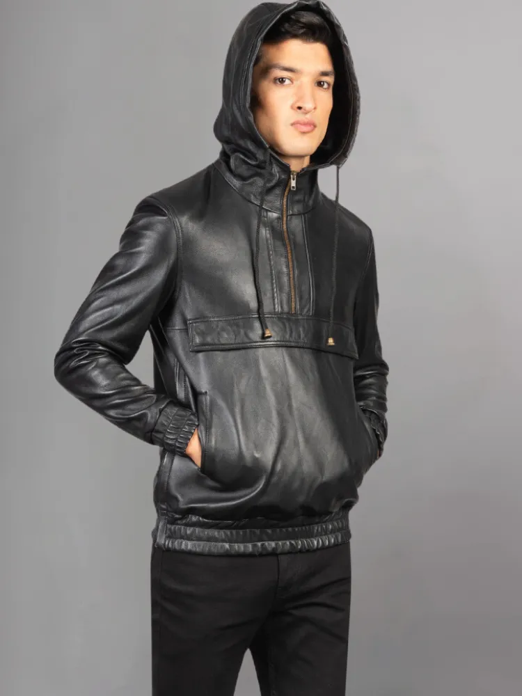 Mens Stylish Brown Leather Jacket